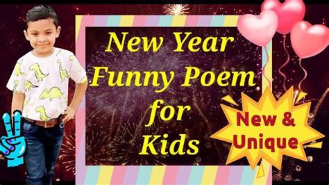 Funny New Year Poems For Kids / Will you be my valentine?