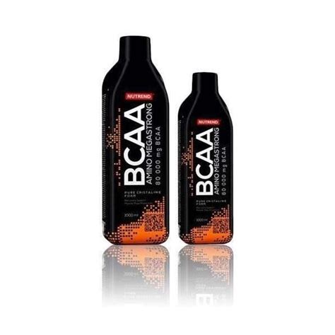 NUTREND Amino BCAA Mega Strong 1000ml 500ml apelsinų sk Mutant