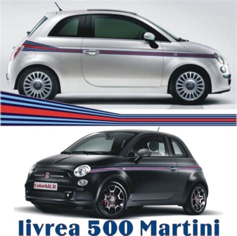 Strisce Adesive Martini Racing Per Fiat Assetto Corse Abarth Ebay