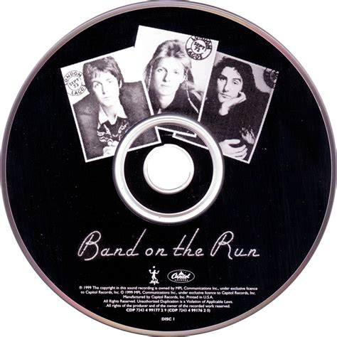 Car Tula Cd De Paul Mccartney Wings Band On The Run Th