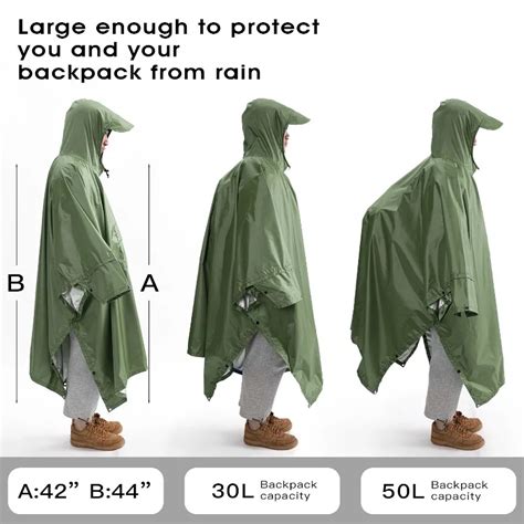 Military Rain Poncho