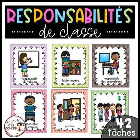 Responsabilit S T Ches De La Classe