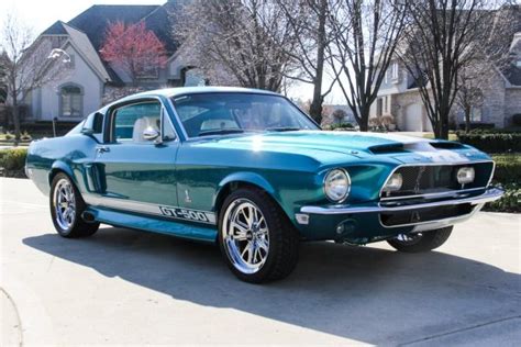 Experience The Thrill Of A Lifetime With This 1968 Ford Mustang Fastback Shelby Gt 500 Tribute