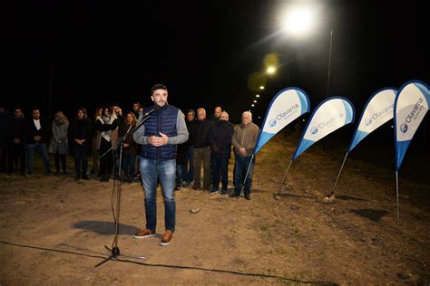 El Intendente Galli Inaugur La Extensi N De La Red El Ctrica En El