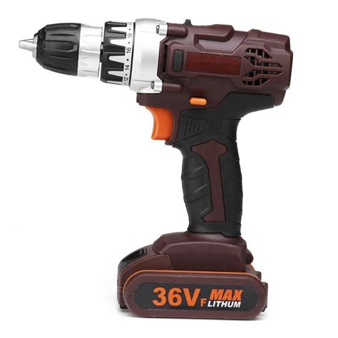 36V Rechargable Power Drills Cordless Lithium Electric Drill 18 1