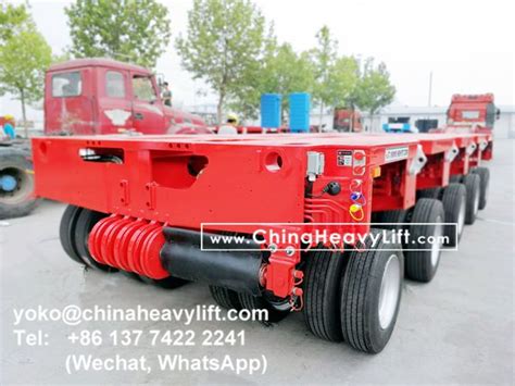 CHINA HEAVY LIFT Manufacture 60 Axle Line Modular Trailer Multi Axle