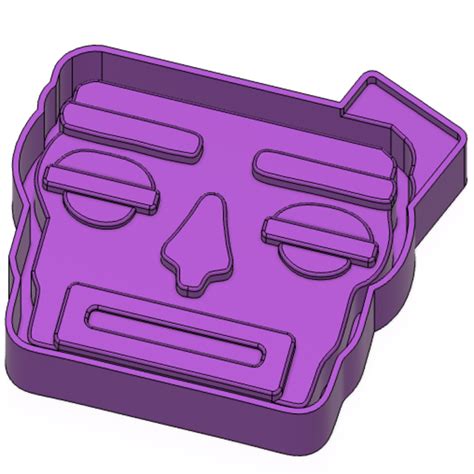 Stl File Face Freshie Mold Silicone Mold Box・3d Printing Model To Download・cults