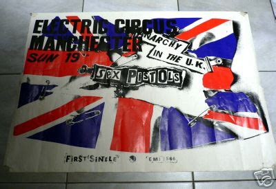 Popsike Vintage Rare Sex Pistols Anarchy Poster Jamie Reid