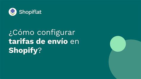 Cómo configurar las tarifas de envío en Shopify YouTube