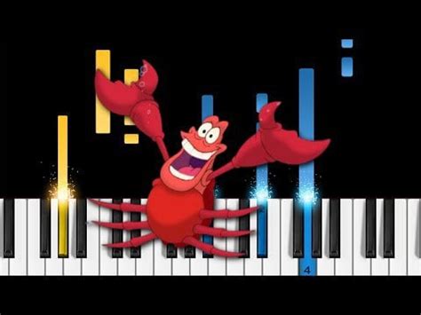 The Little Mermaid - Under the Sea - EASY Piano Tutorial : r/pianomusictheoryvideo