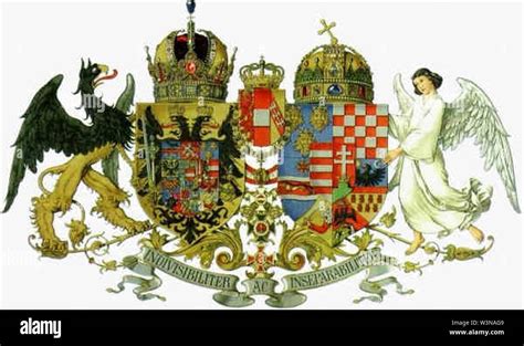 Coat Of Arms Of Hungary 1914 Stock Photo Alamy