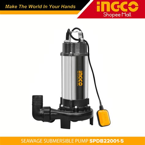 Ingco Industrial Seawage Submersible Pump Hp Brass Impeller Copper