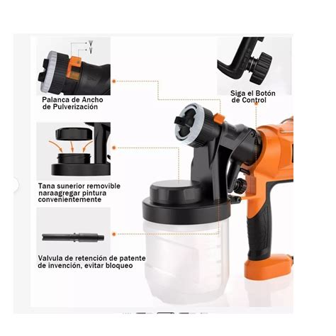 Pistola Para Pintar Eléctrica Portátil Pulverizador Pintura Eo Safe