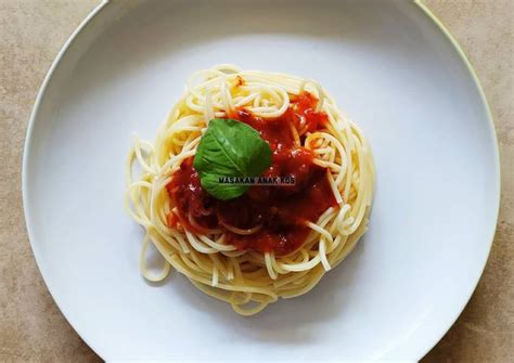 Resep Spaghetti Saus Bolognese Instan Rp Oleh Masakan Anak Kos