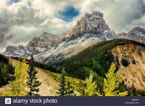 Cathedral Mountain Yoho National Park High Resolution Stock Photography