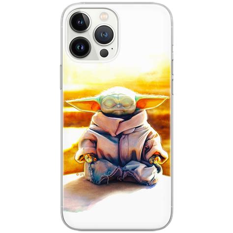 Etui dedykowane do Iphone 15 wzór Baby Yoda 015 oryginalne i