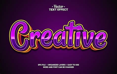 Efecto De Texto Vectorial Editable Creativo Vector Premium