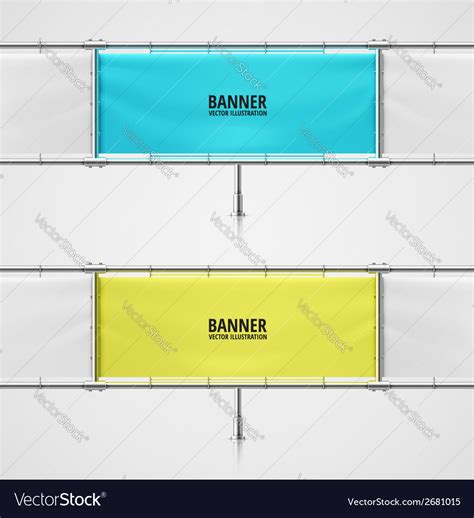 Advertising Banner Royalty Free Vector Image Vectorstock