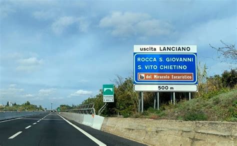 Autostrada A14 Chiuso Per Una Notte Il Tratto Ortona Val Di Sangro Rete8