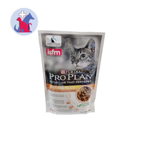 Proplan Adult Cat Derma Plus Tender Pieces With Salmon In Gravy Wet 85