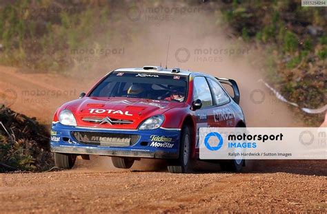 Carlos Sainz Esp Marc Marti Esp Citroen Xsara Wrc World Rally