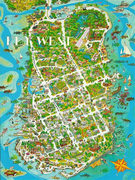 Key West Florida Map - Wilow Kaitlynn