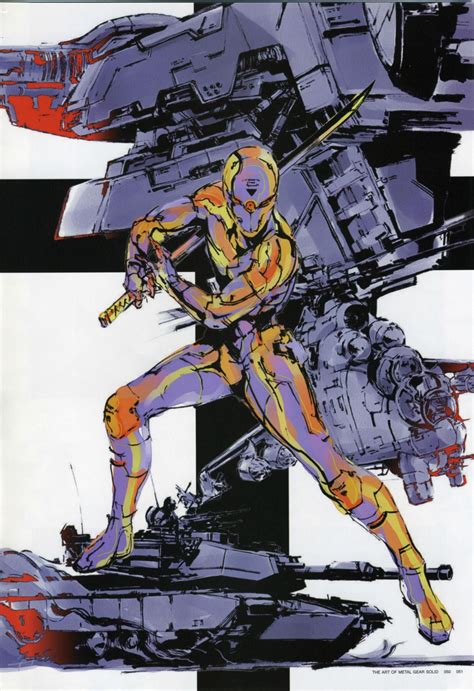 Art Of Metal Gear Solid By Yoji Shinkawa Gray Fox Metal Gear Metal Gear Metal Gear Rising