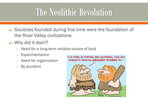 The Neolithic Revolution C 10000 4 000 Bce