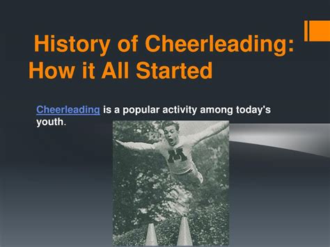 PPT - Cheerleading History : How it All Started PowerPoint Presentation ...