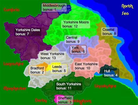 Yorkshire Map