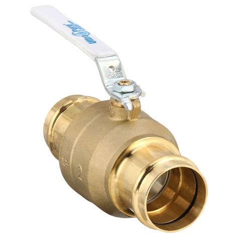 MILWAUKEE VALVE 2 In Brass Manual Two Way Ball Valve 31CC98 UPBA