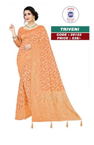 Jacquard Silk Saree 6 M With Blouse Piece At Rs 539 Piece In Surat