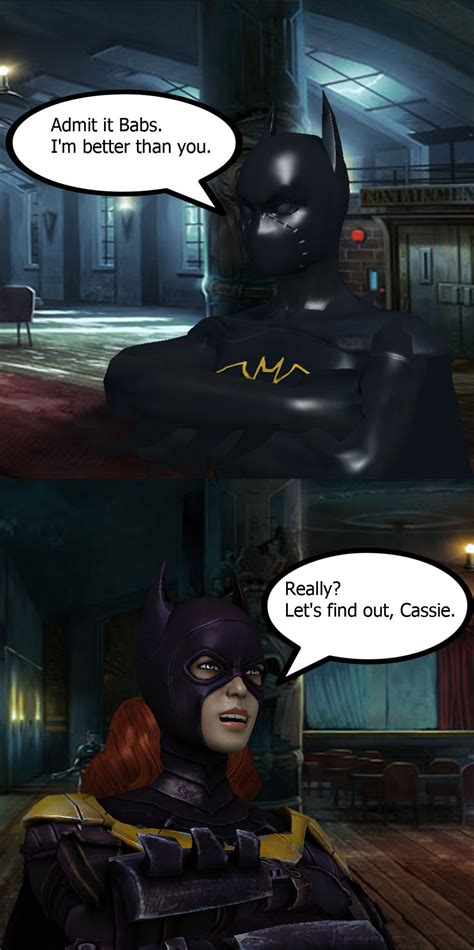 Injustice Barbara Gordon Vs Cassandra Cain By Thedeadstroke On Deviantart