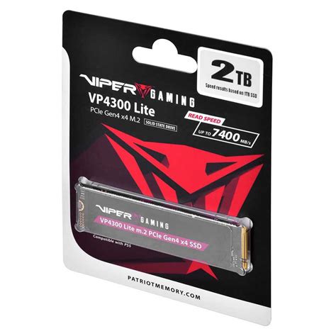 Unidad Ssd M Patriot Tb Vp Lite Pcie Gen X De Patriot