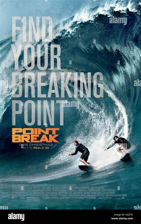 Point Break Us Poster From Left Luke Bracey Edgar Ramirez 2015