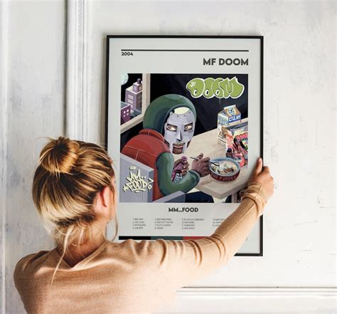 Mf Doom Mm Food Album Cover Print Poster Digital Download Etsy