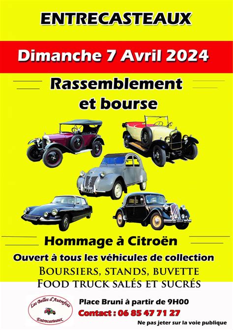 Évènements en avril 2024 2cv Club Varois