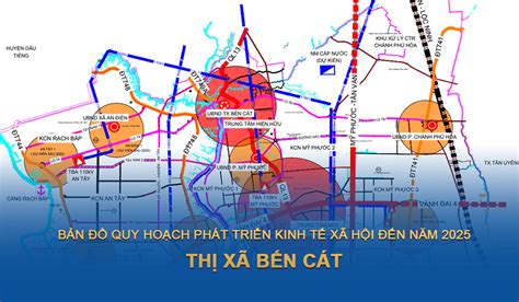 TẢI Bản đồ hành chính TP Bến Cát tỉnh Bình Dương khổ lớn 2023