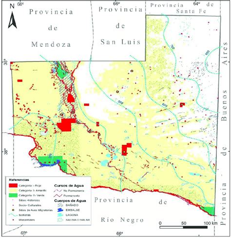 Categorías de conservación de los bosques nativos en la provincia de La