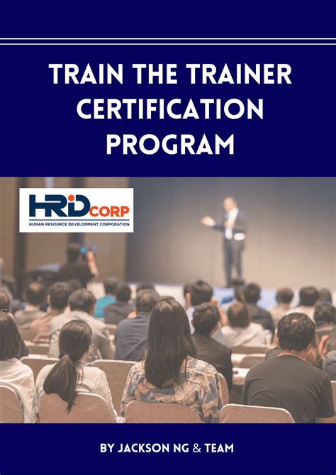 Hrd Corp Train The Trainer Certification Master Trainers Consulting