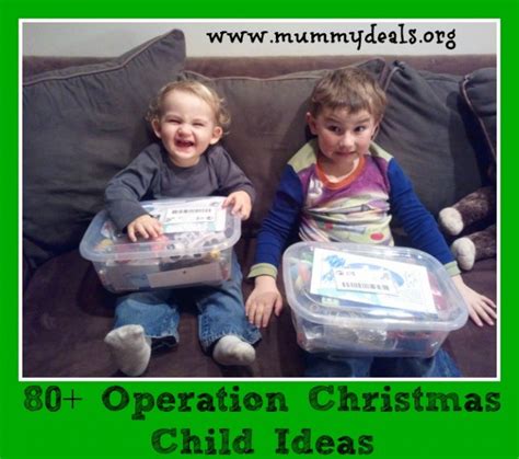 UPDATED POST: 80+ Operation Christmas Child Shoebox Ideas