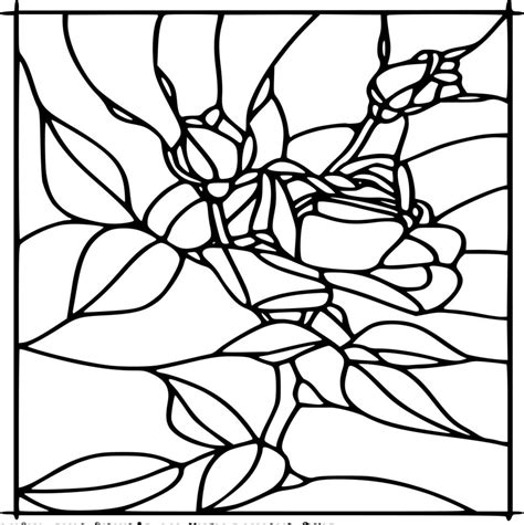 Black And White Stained Glass Template And Patterns 18732929 Vector Art At Vecteezy