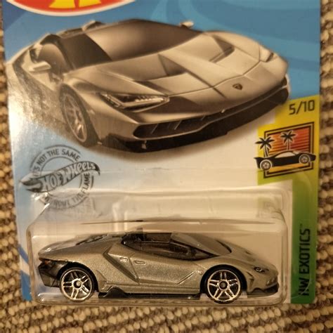 Hot Wheels Lamborghini Centenario Roadster Silver HW Exotics - Etsy