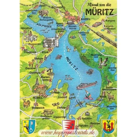 Ansichtskarten Maps Landkarten M Ritz Map Postkarte