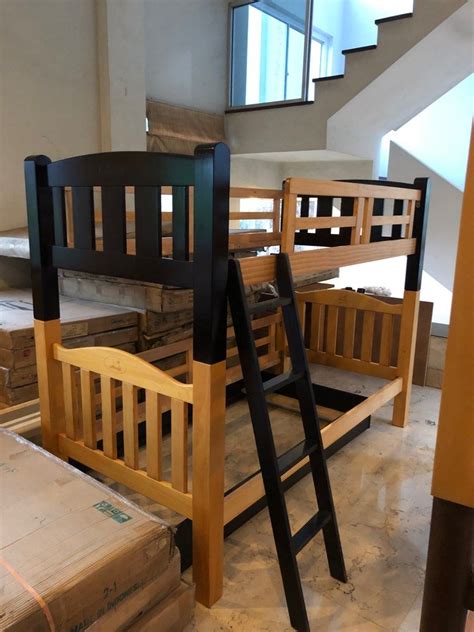 Bunk Bed Tempat Tidur Susun Tingkat Ranjang Tingkat Stok Banyak