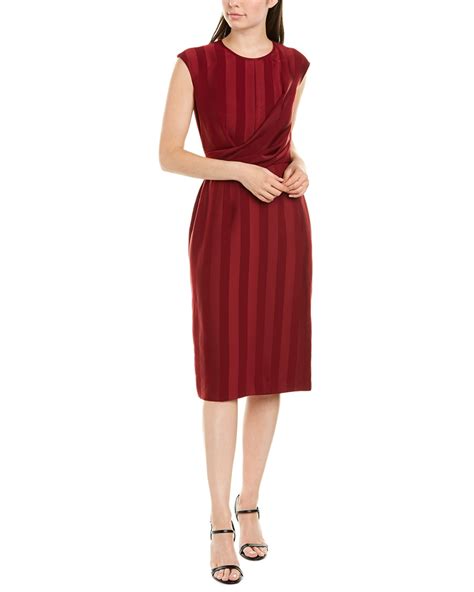 Maggy London Midi Dress Womens Red 20 Ebay