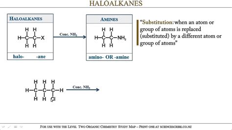 NCEA Lv2 Organic Chemistry (Study Map): Haloalkanes - YouTube