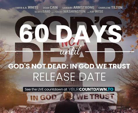 Countdown To Gods Not Dead In God We Trust Release Date