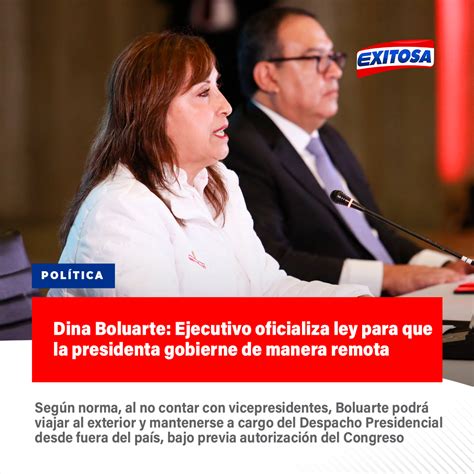 Exitosa Noticias On Twitter El Gobierno Oficializ La Norma Que