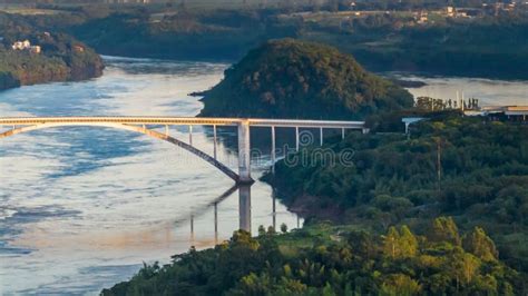 Border Between Brazil And Paraguay And Connects Foz Do Iguacu To Ciudad